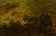 Ralph Albert Blakelock Farmhouse of F B Guest oil painting reproduction